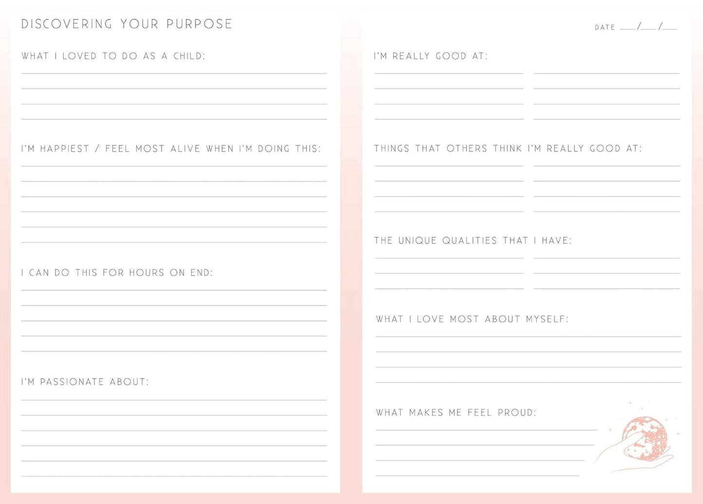Purpose: A Day & Night Reflection Journal