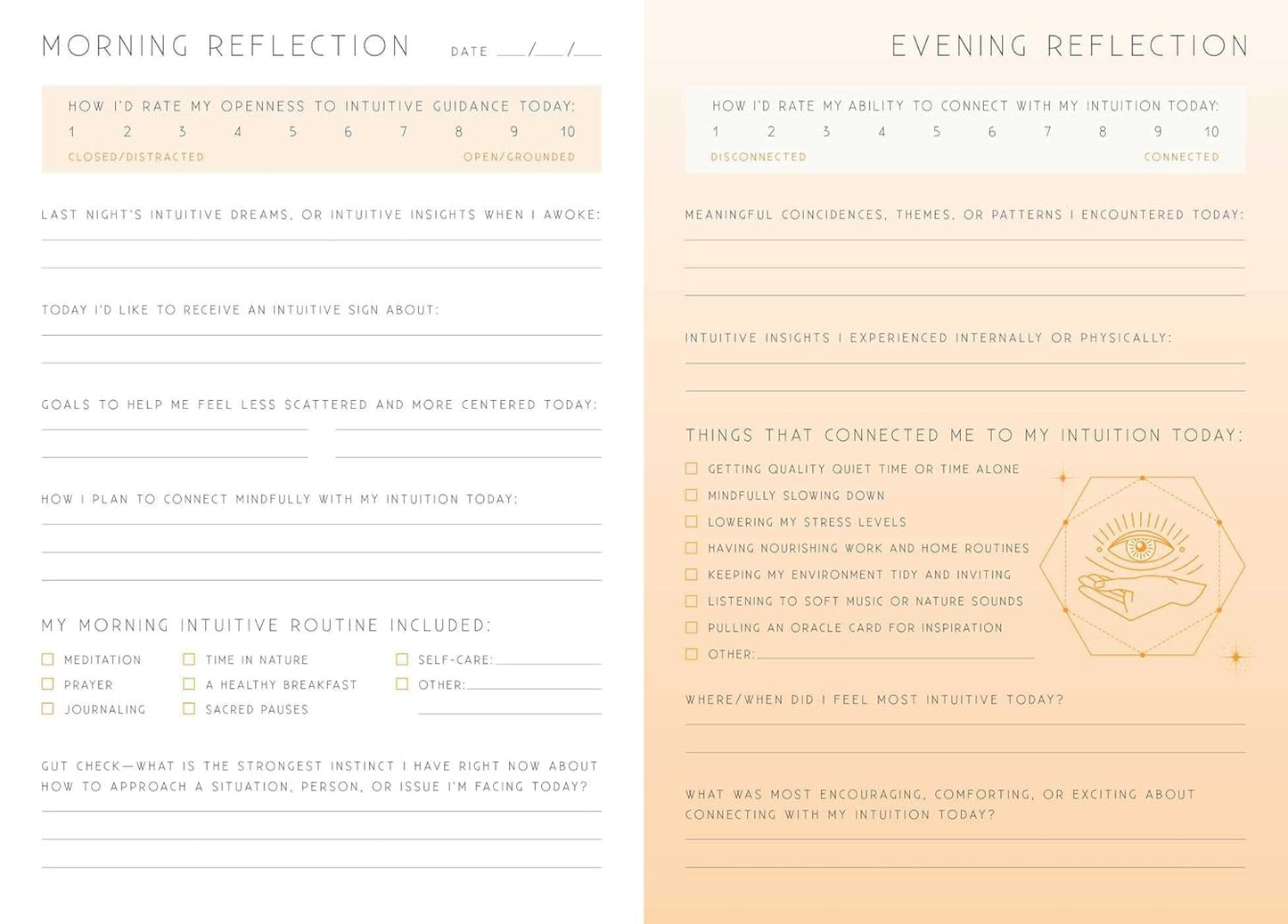 Intuition: A Day & Night Reflection Journal