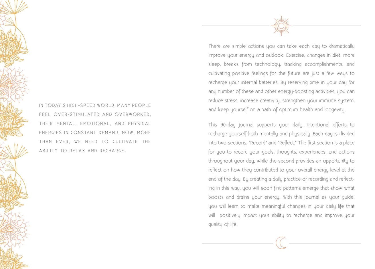 Recharge: A Day & Night Reflection Journal