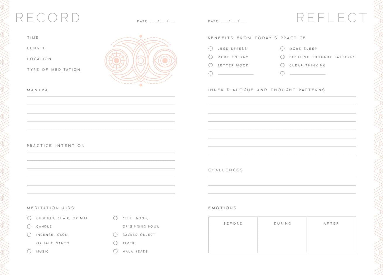 Meditation: A Day & Night Reflection Journal