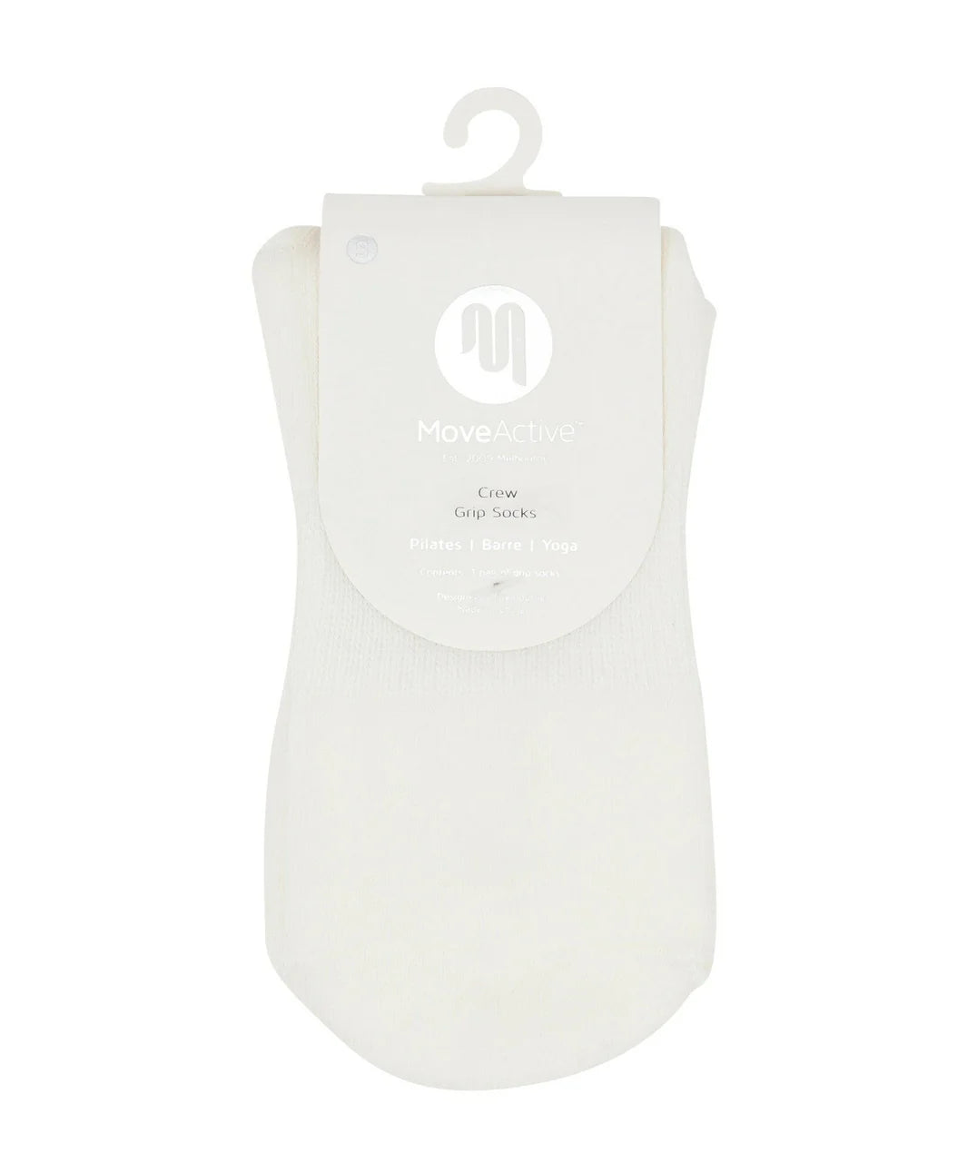 Crew Non Slip Grip Socks | Ivory