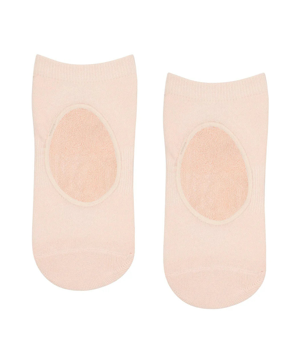 Slide On Non Slip Grip Socks | Soft Pink