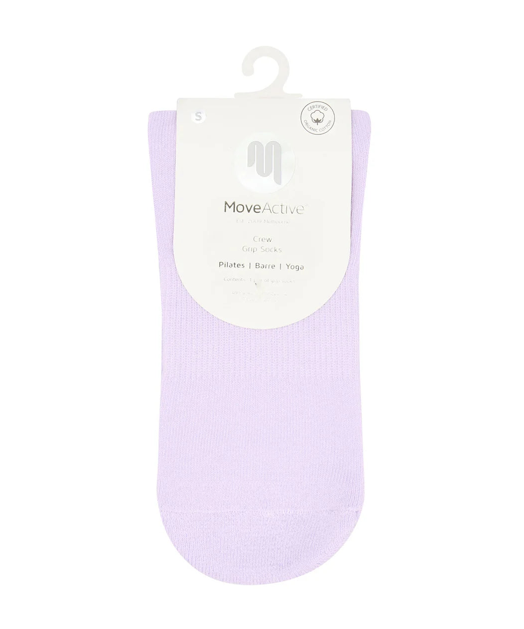 Crew Non Slip Grip Socks | Lavender Haze