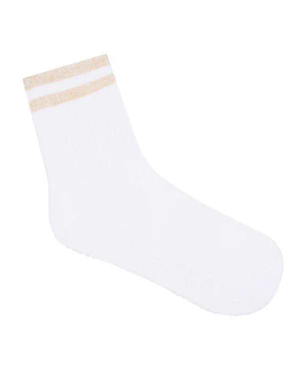 Crew Non Slip Grip Socks | Neon Nights Stripe