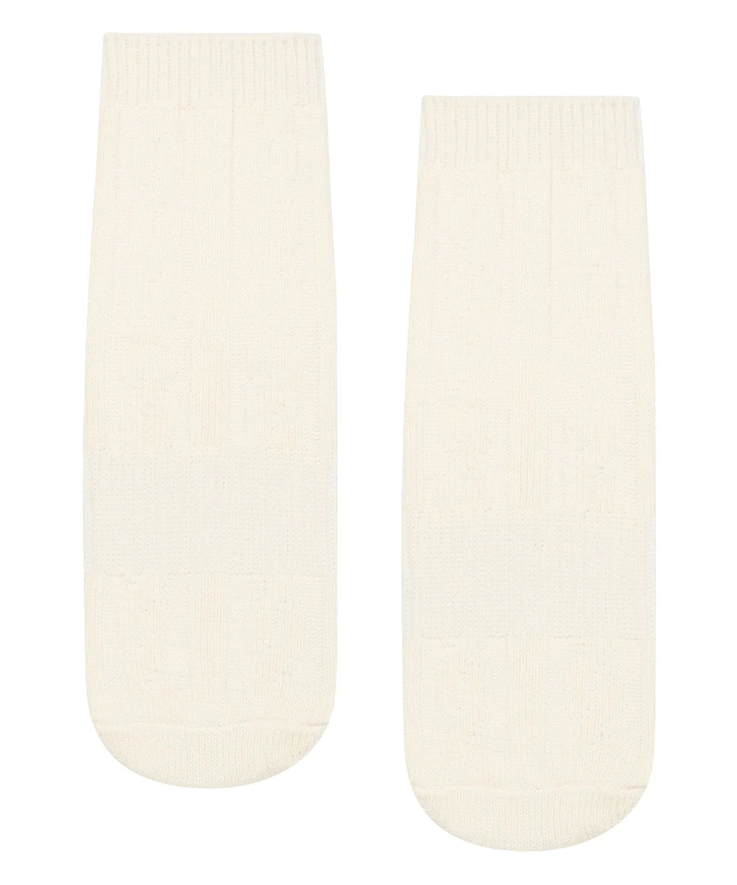 Crew Non Slip Grip Socks | Cable-Knit Oat