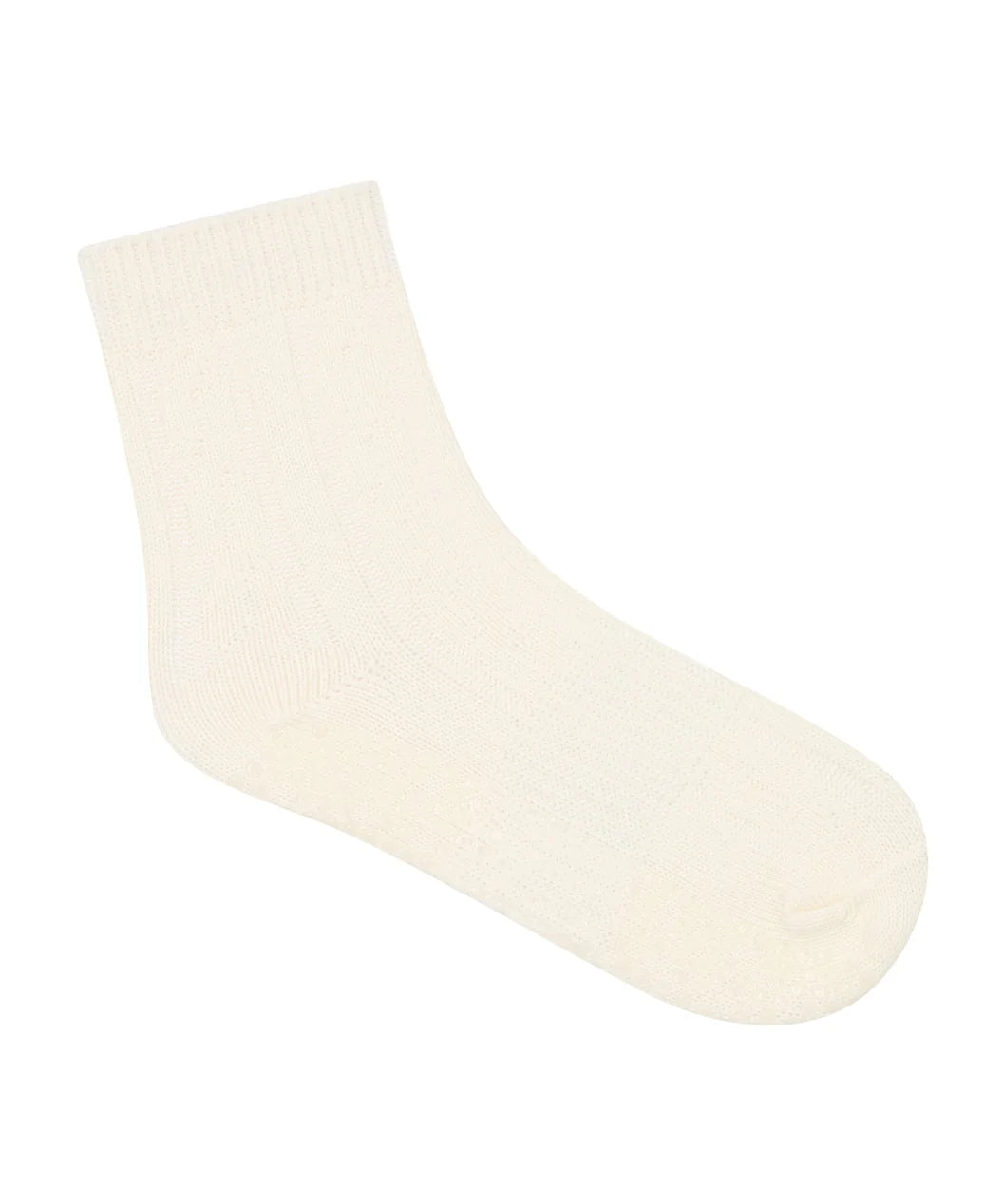 Crew Non Slip Grip Socks | Cable-Knit Oat