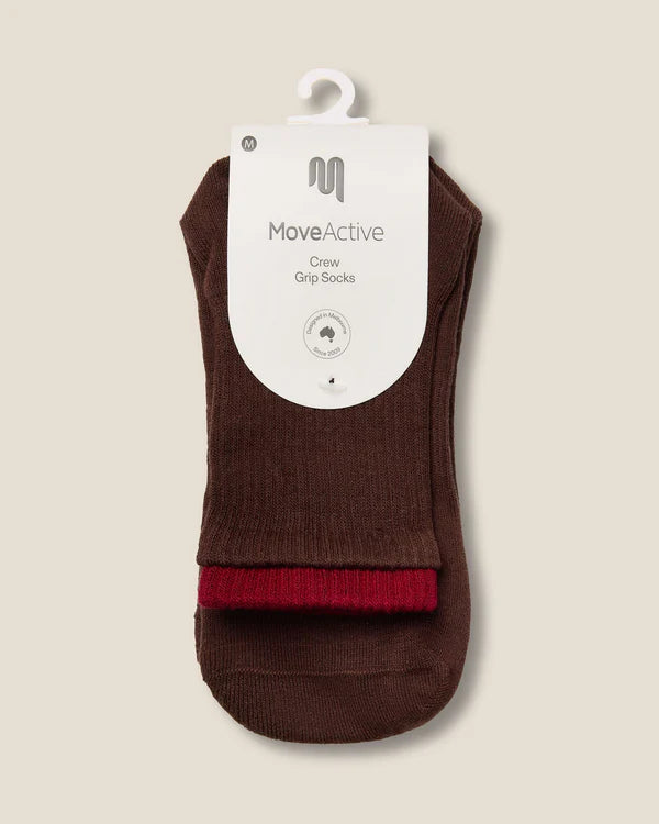 Crew Grip Socks | Layer Espresso