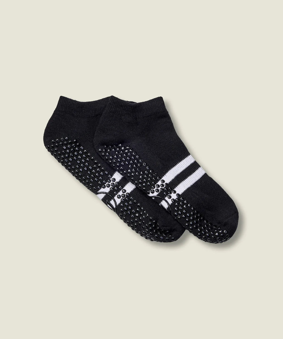 Classic Low Rise Grip Socks | Sporty Stripe Black
