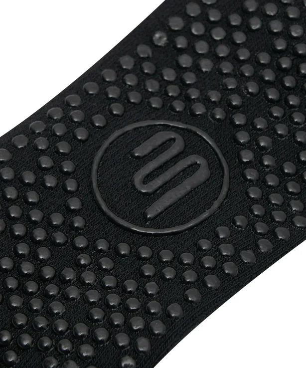 Crew Non Slip Grip Socks | Sporty Stripe Black