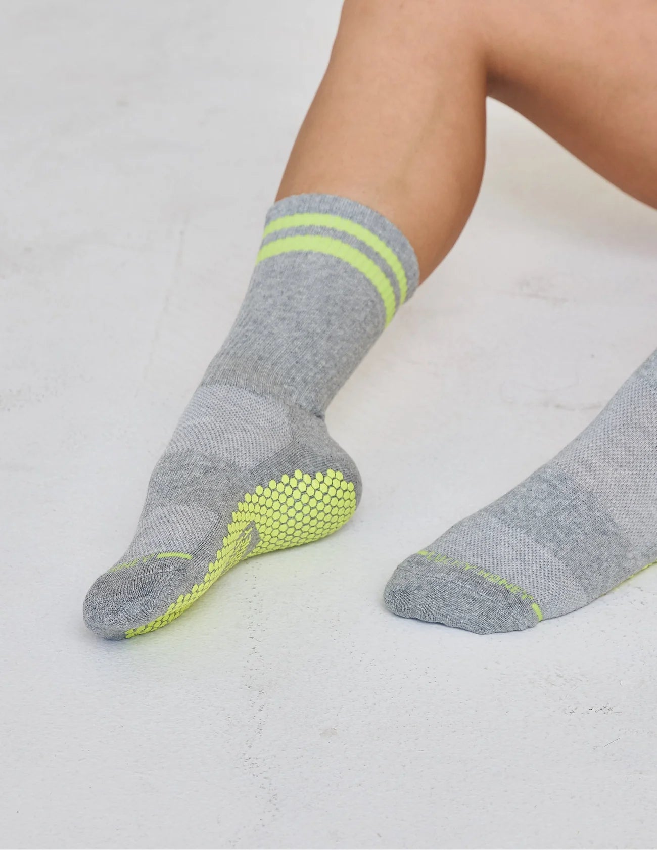 The Tall Tube Grip Sock | Grey