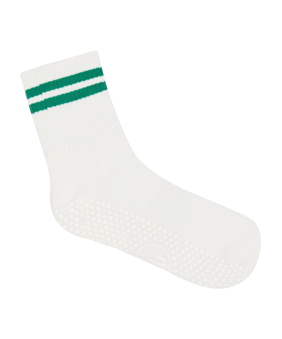 Crew Non Slip Grip Socks | Racquet Stripe