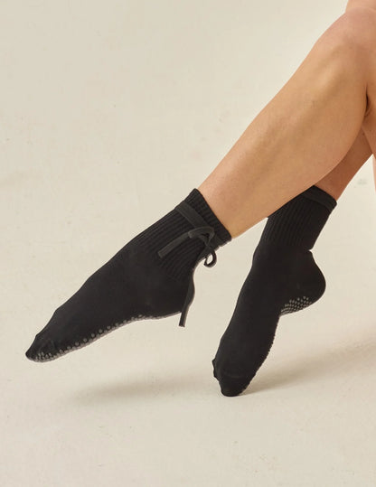 The Nina Grip Sock | Black