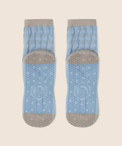 Crew Non Slip Grip Socks | Bluebelle Gingham
