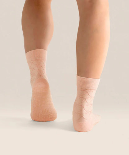 Crew Grip Socks | Parfait Pink Hearts