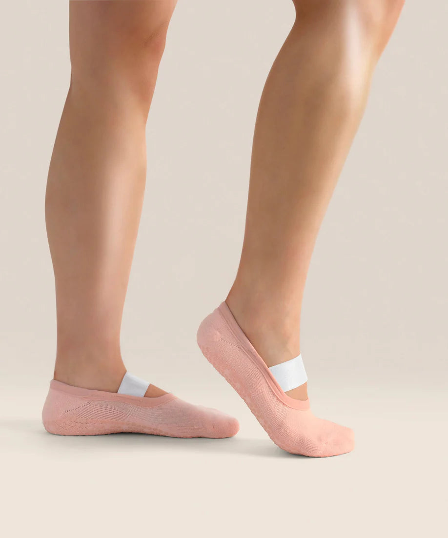 Ballet Non Slip Grip Socks | Fondant Pink