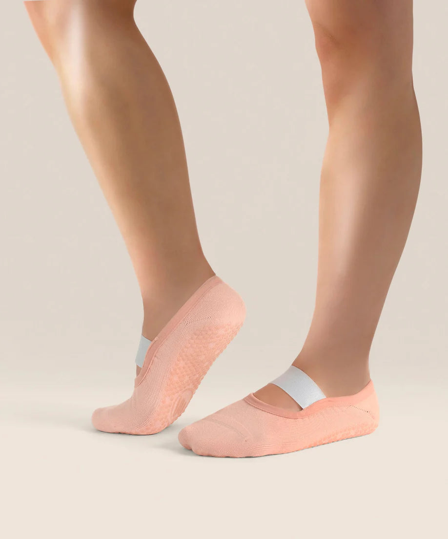 Ballet Non Slip Grip Socks | Fondant Pink
