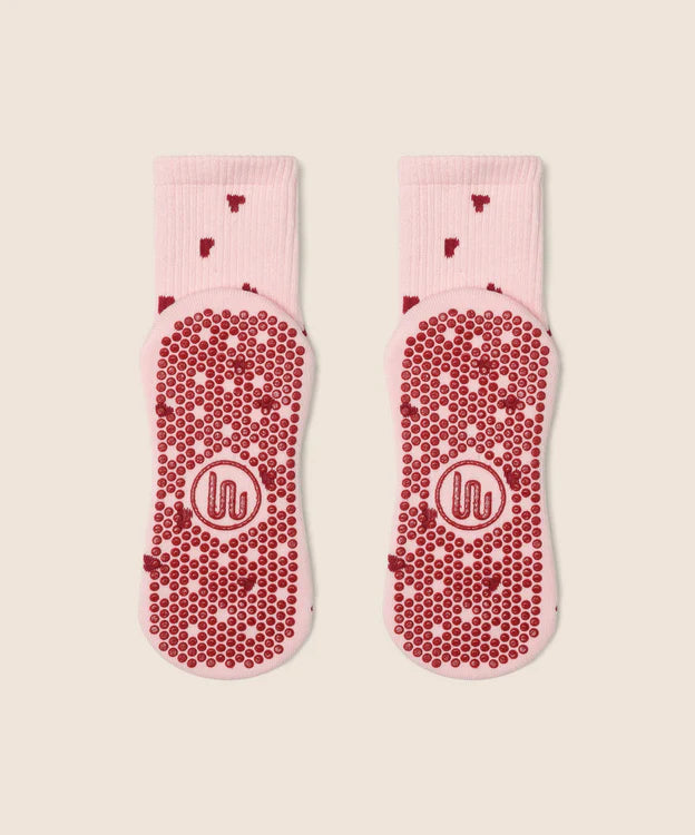 Crew Grip Socks | Love Me Pink