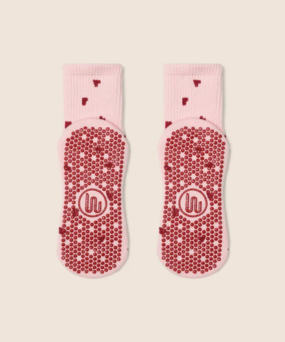 Crew Grip Socks | Love Me Pink