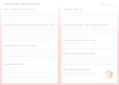 Purpose: A Day & Night Reflection Journal