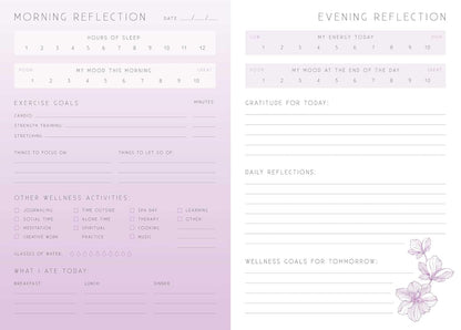 Wellness: A Day & Night Reflection Journal