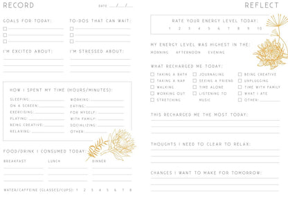 Recharge: A Day & Night Reflection Journal