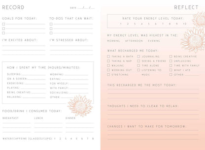 Recharge: A Day & Night Reflection Journal