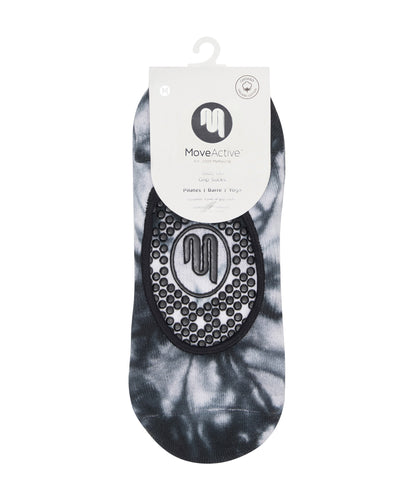 Slide on Non Slip Grip Socks - Milky Way Tie-Dye