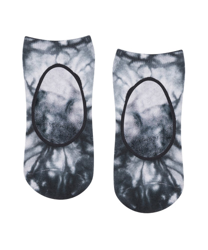 Slide on Non Slip Grip Socks - Milky Way Tie-Dye