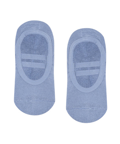 Ballet Non Slip Grip Socks - Denim Blue