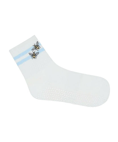 Crew Non Slip Grip Socks - Busy Bee