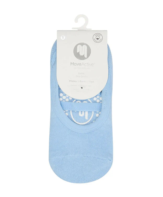 Ballet Non Slip Grip Socks | Powder Blue