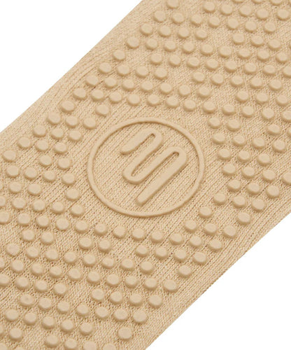 Crew Non Slip Grip Socks | Almond