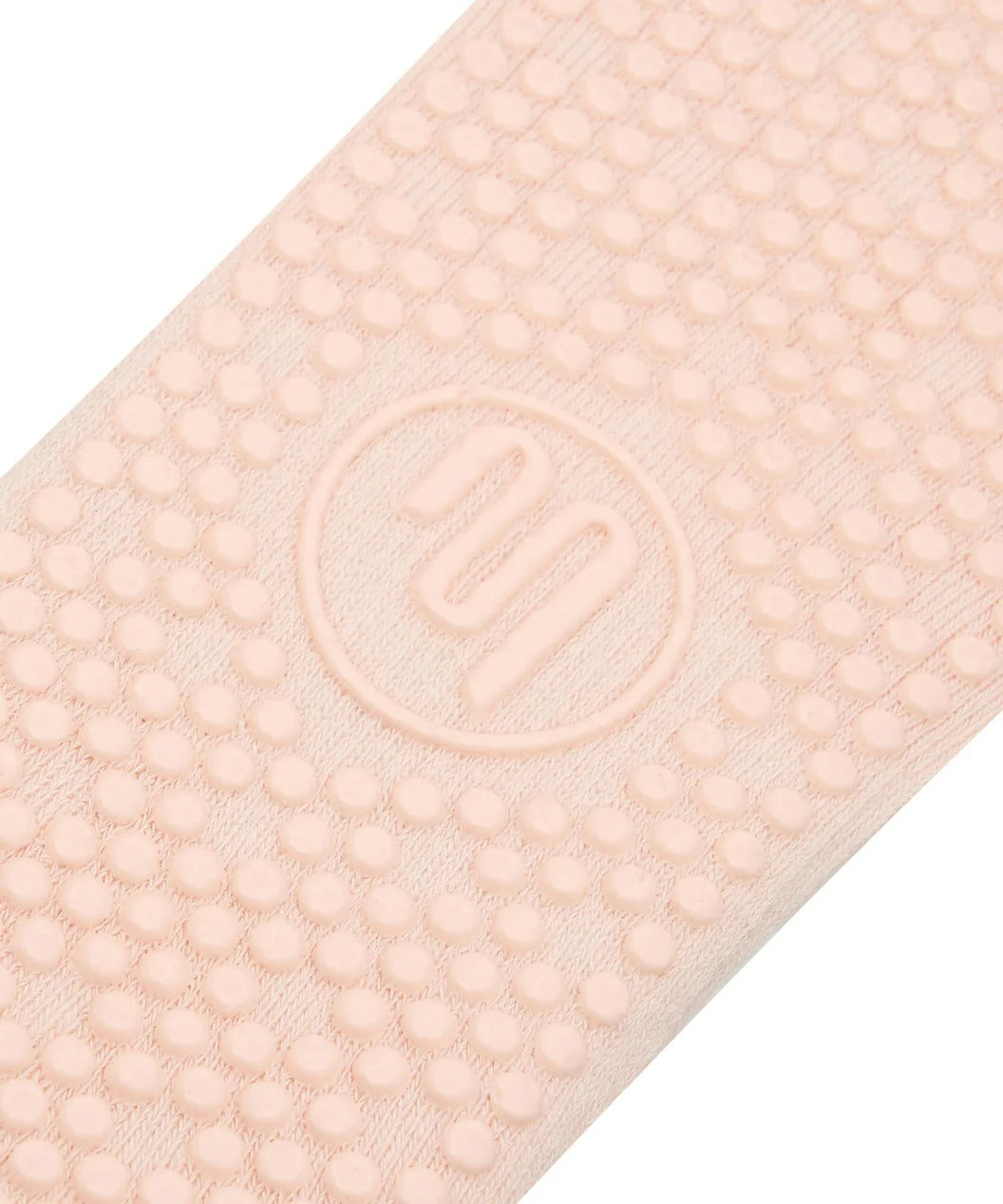 Slide On Non Slip Grip Socks | Soft Pink