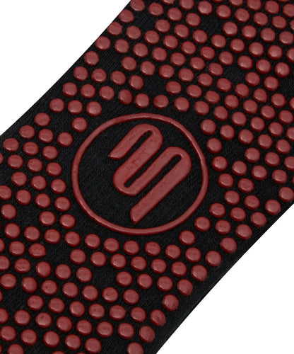 Crew Non Slip Grip Socks | Whimsy Bow Black
