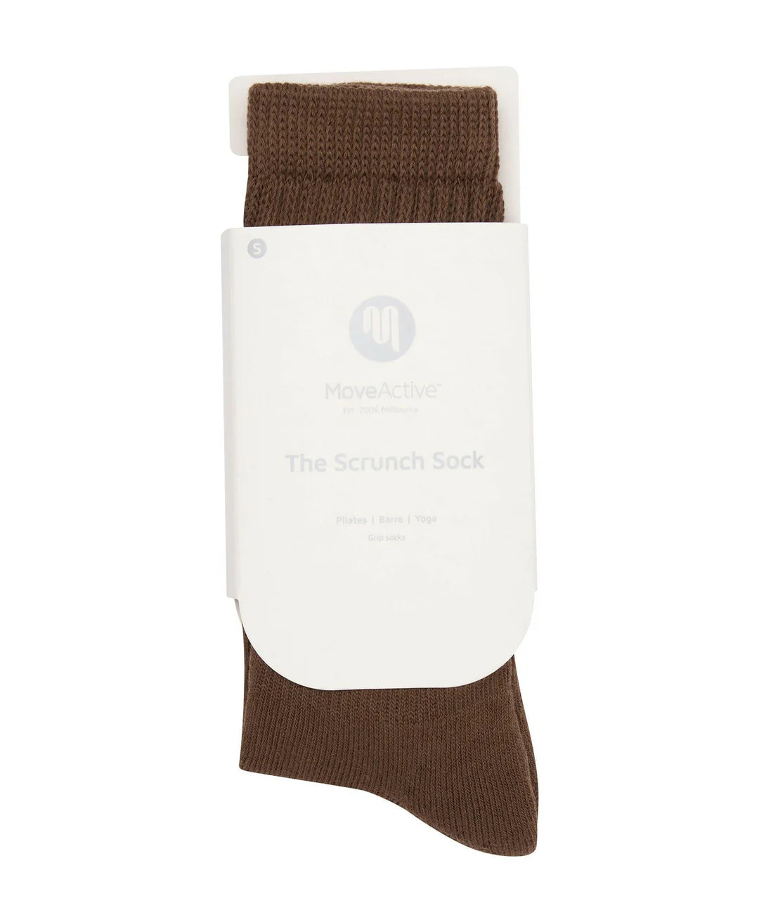 Scrunch Non Slip Grip Socks | Chocolate