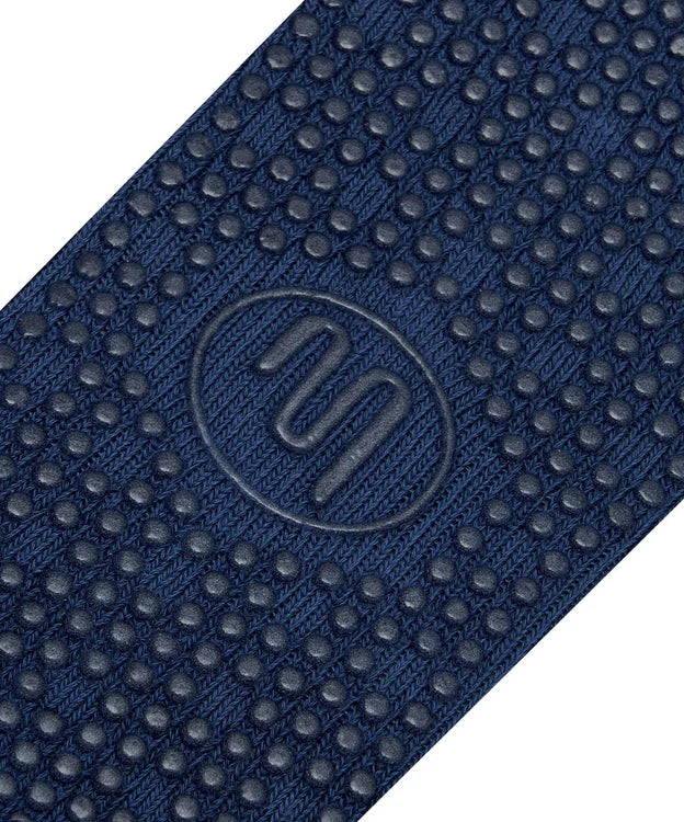 Scrunch Non Slip Grip Socks | Denim Blue