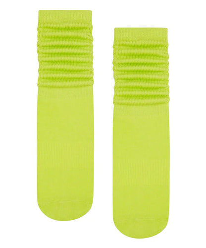 Srunch Non Slip Grip Socks | Lime High