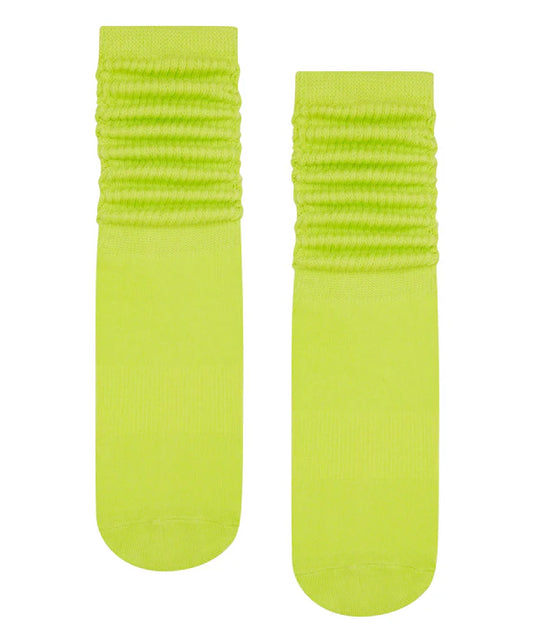 Srunch Non Slip Grip Socks | Lime High