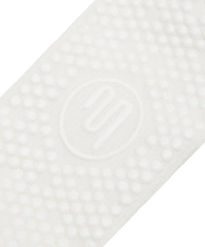 Quarter Crew Non Slip Grip Socks | Snow Ruffle