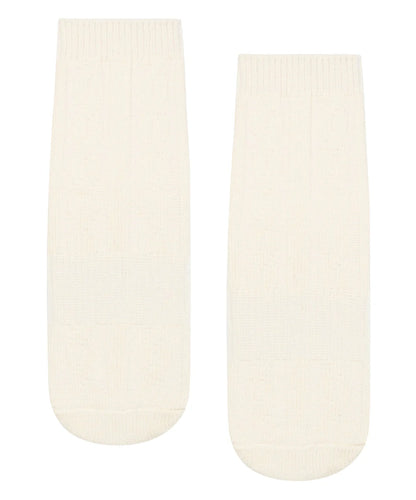 Crew Non Slip Grip Socks | Cable-Knit Oat