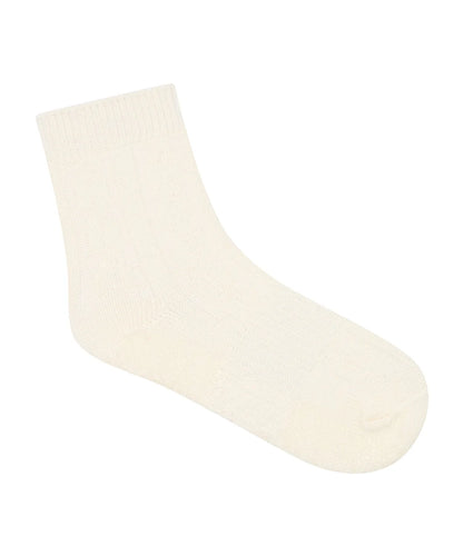 Crew Non Slip Grip Socks | Cable-Knit Oat