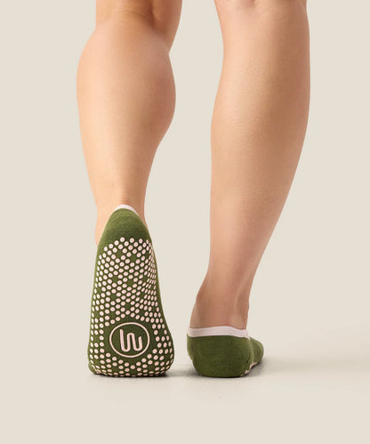Ballet Non Slip Grip Socks | Pine