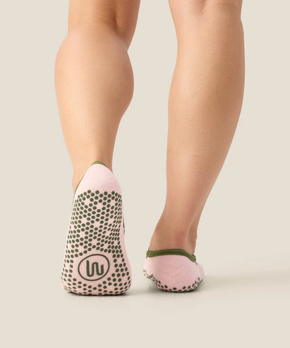 Ballet Non Slip Grip Socks | Petal Pine