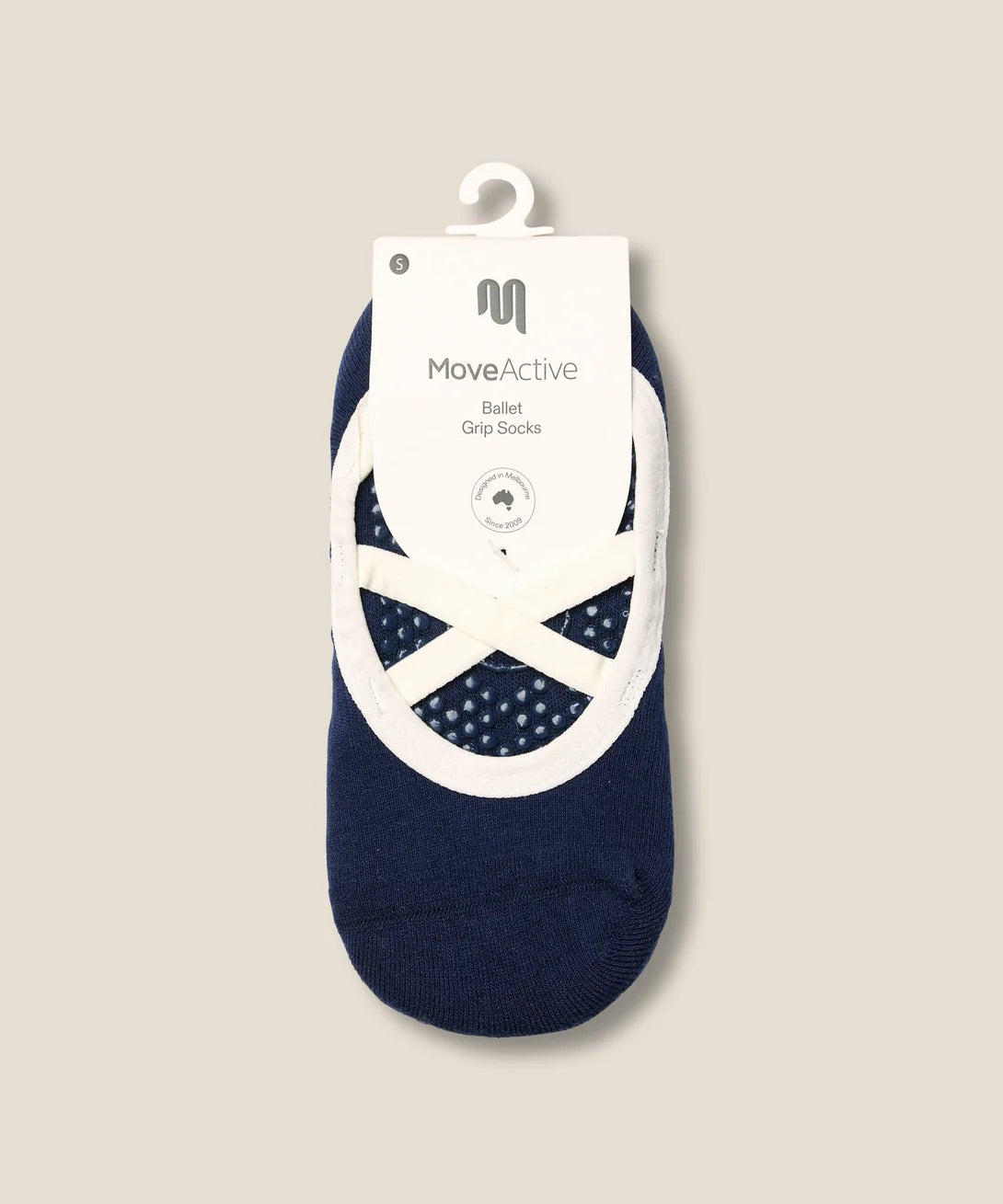 Ballet Non Slip Grip Socks | Cross Navy
