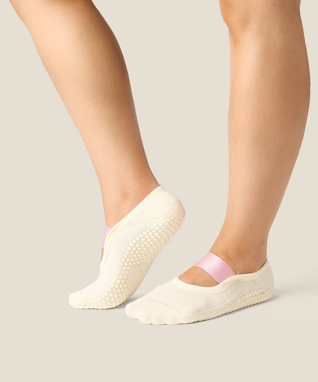 Ballet Non Slip Grip Socks | Satin Sandy