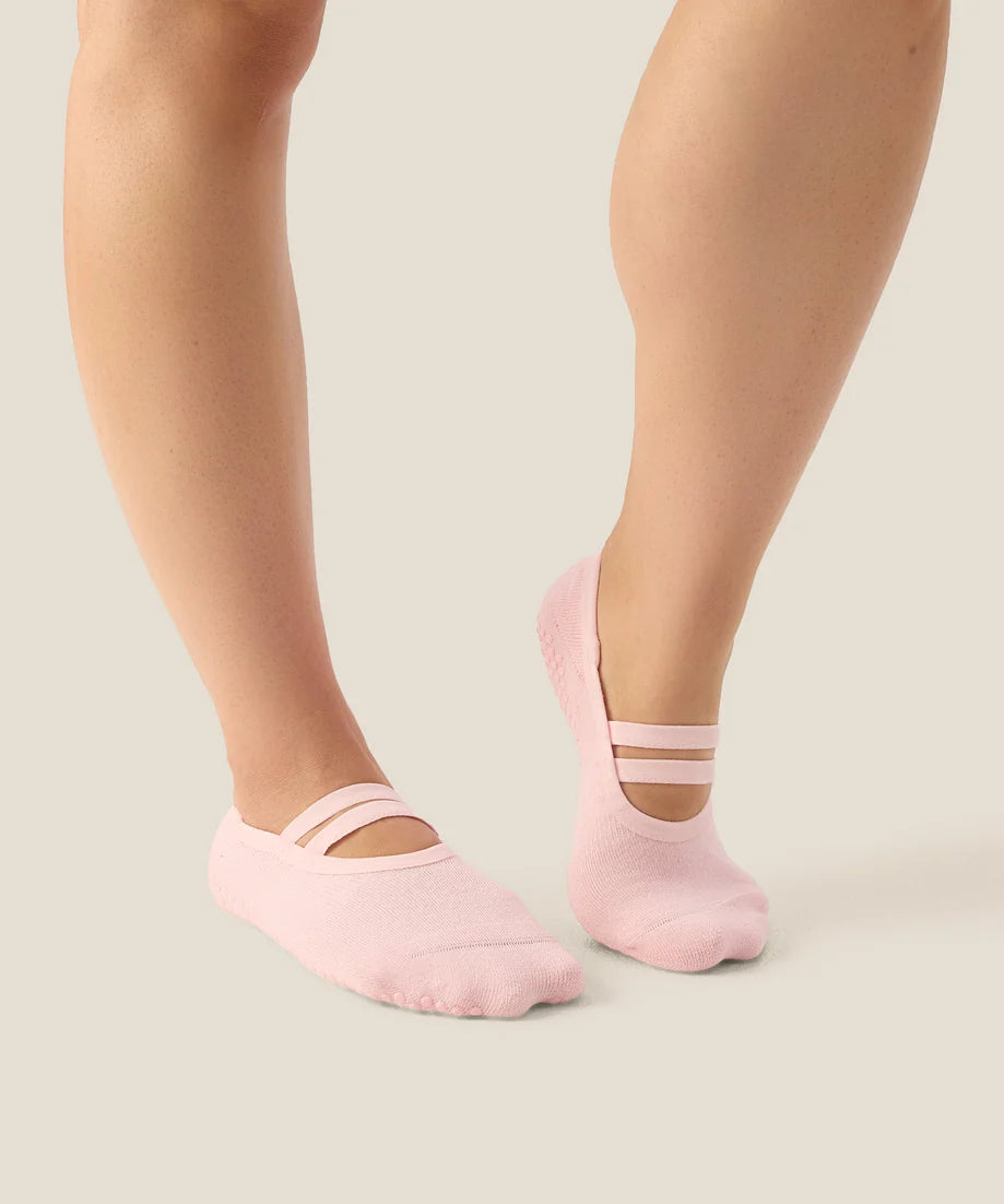 Ballet Non Slip Grip Socks | Sweet Pink