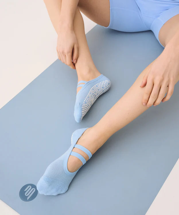 Ballet Non Slip Grip Socks | Powder Blue