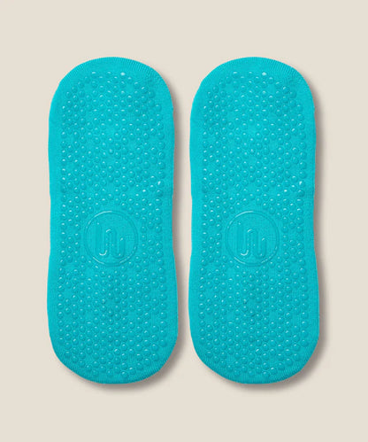 Low Rise Grip Socks | Gem Aqua