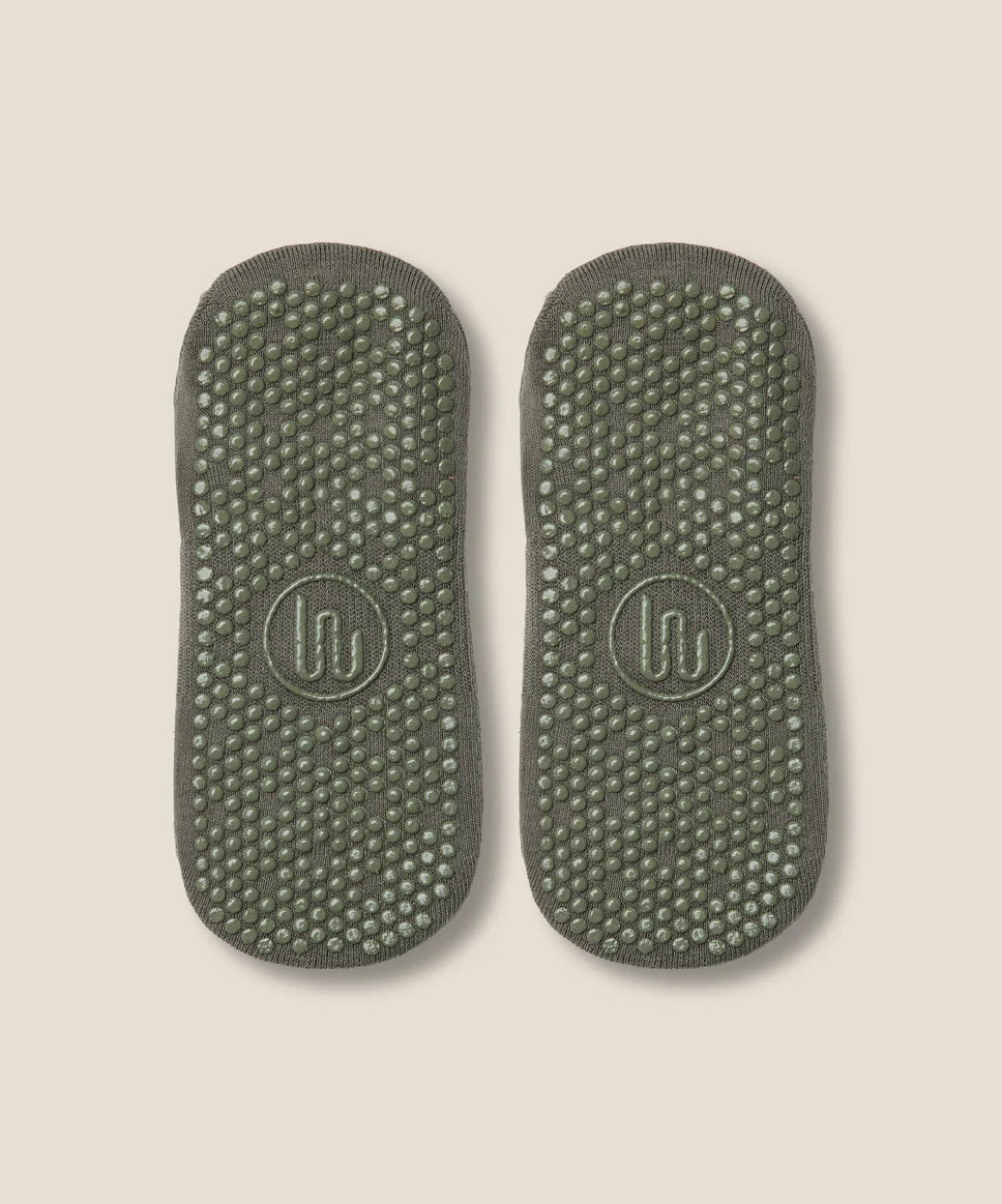 Low Rise Grip Socks | Khaki