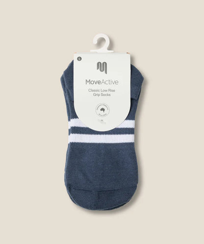 Low Rise Grip Socks | French Navy
